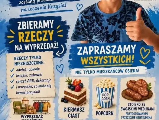 Gmina Lubin łączy siły dla 11-letniego Krzysia. Charytatywny piknik w Osieku już 19 września