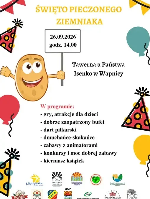 Święto Pieczonego Ziemniaka w Wapnicy – zaproszenie na 26 września