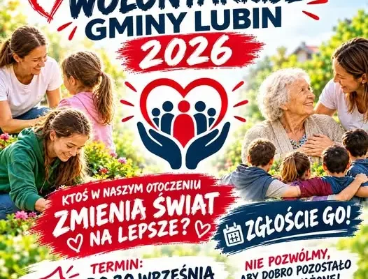 Gmina Lubin szuka Wolontariusza Roku – zgłoszenia do 30 września