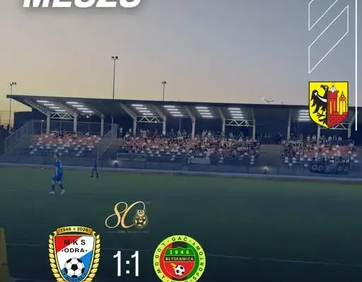 Odra Ścinawa remisuje z Błyskawicą Gać 1:1 i przedłuża serię bez porażki