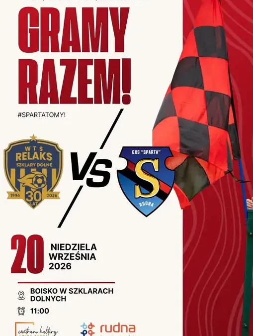Sparta II Rudna wraca do gry. W niedzielę mecz w Szklarach Dolnych