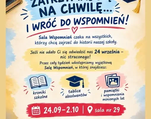 Sala Wspomnień w szkole w Kolnie wydłuża działanie. Będzie dostępna do 2 października