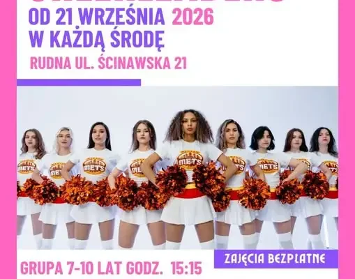Rudna stawia na cheerleading – dziś pierwsze zajęcia w Centrum Kultury