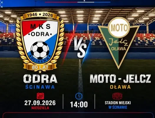 Odra Ścinawa kontra wicelider Moto-Jelcz Oława – hit 10. kolejki IV ligi
