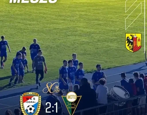 Odra Ścinawa kontynuuje passę bez porażki. Wicelider pokonany 2:1
