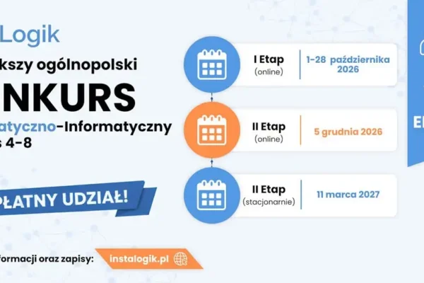 Uczeń ze Ścinawy Małej ponownie w konkursie InstaLogik – rusza VIII edycja