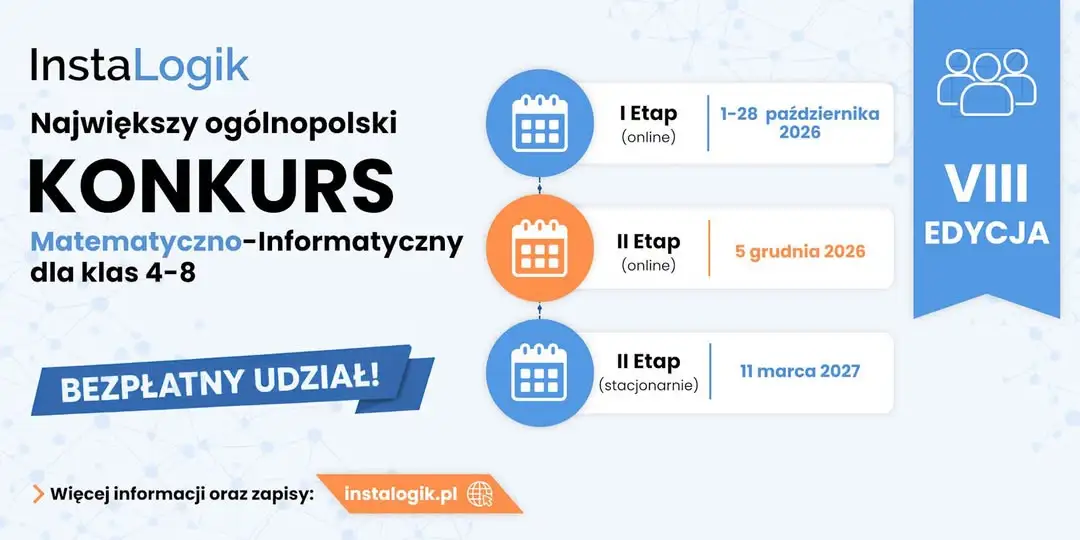 Uczeń ze Ścinawy Małej ponownie w konkursie InstaLogik – rusza VIII edycja