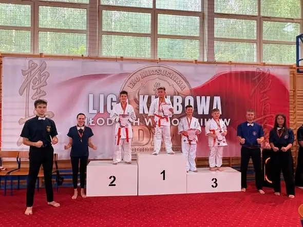 Młodzi karatecy z Łubina Kościelnego z medalami Klubowej Ligi Dojo Den-Max
