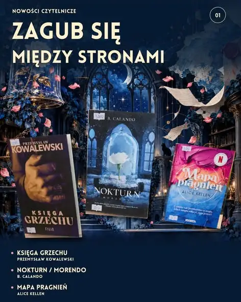 Nowości czytelnicze w bibliotece – jesienna porcja bestsellerów