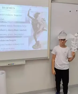 Mitologia grecka na lekcji języka polskiego w klasie 5a