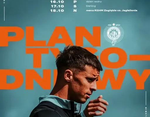 KGHM Zagłębie Lubin szykuje się do domowego meczu z Jagiellonią Białystok