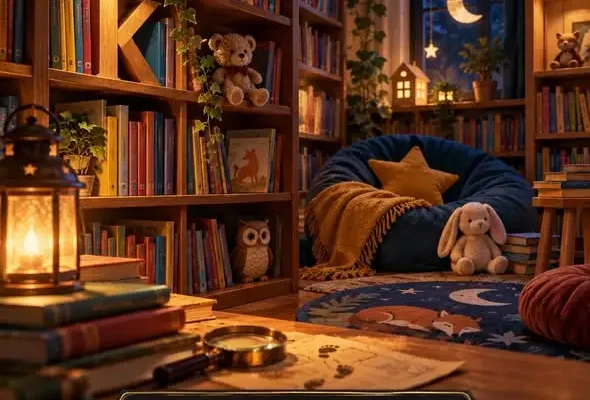 Nocny Detektyw w Chobieni: biblioteczna zagadka z ukrytym hasłem