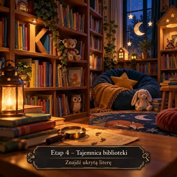 Nocny Detektyw w Chobieni: biblioteczna zagadka z ukrytym hasłem