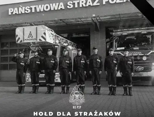 Strażacy w całym kraju oddają hołd kolegom z Niska. Sygnały o 18:00