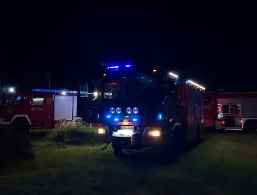 Pożar kotłowni we Włodarach. Sześć zastępów straży w akcji