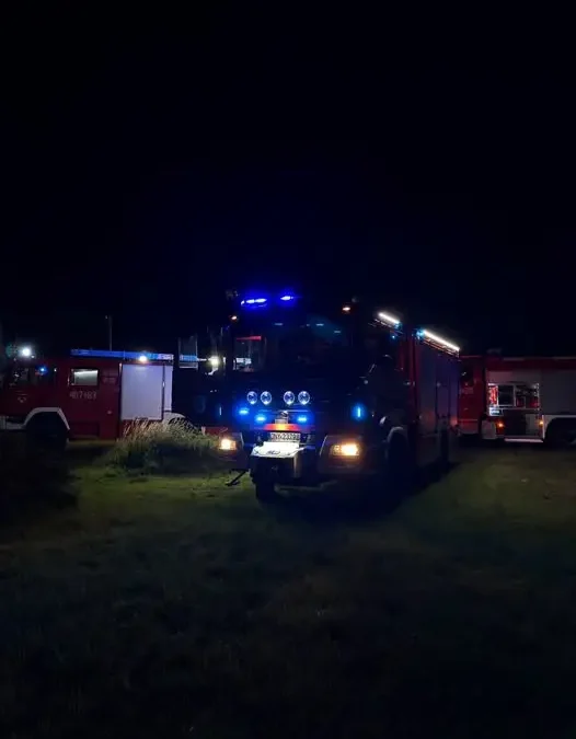 Pożar kotłowni we Włodarach. Sześć zastępów straży w akcji