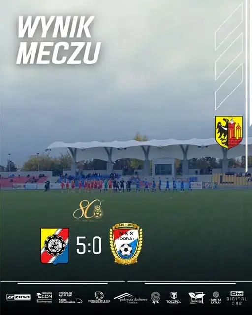 Lechia Dzierżoniów rozbiła Odrę Ścinawa 5:0. Przed ścinawianami pucharowe święto