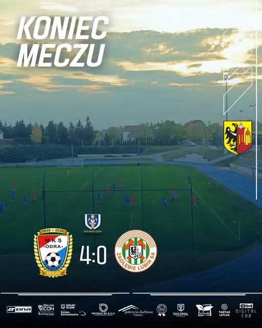 Odra Ścinawa rozbiła Zagłębie II Lubin 4:0 i awansowała do półfinału Pucharu Polski