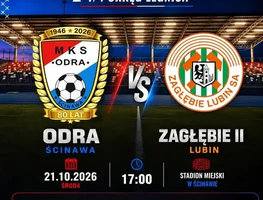 Puchar Polski w Ścinawie: Odra zmierzy się z Zagłębiem II Lubin
